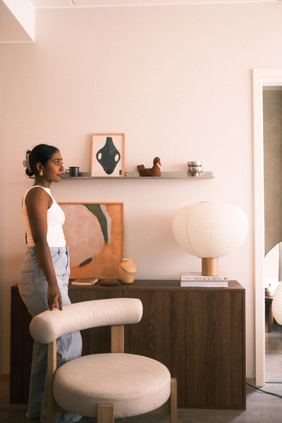 At Home with Wooden Elephant
