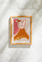 Ladda upp bild till gallerivisning, Rosa porträtt
