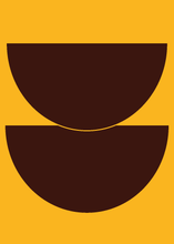 Load image into Gallery viewer, Half Circles II - Yellow
