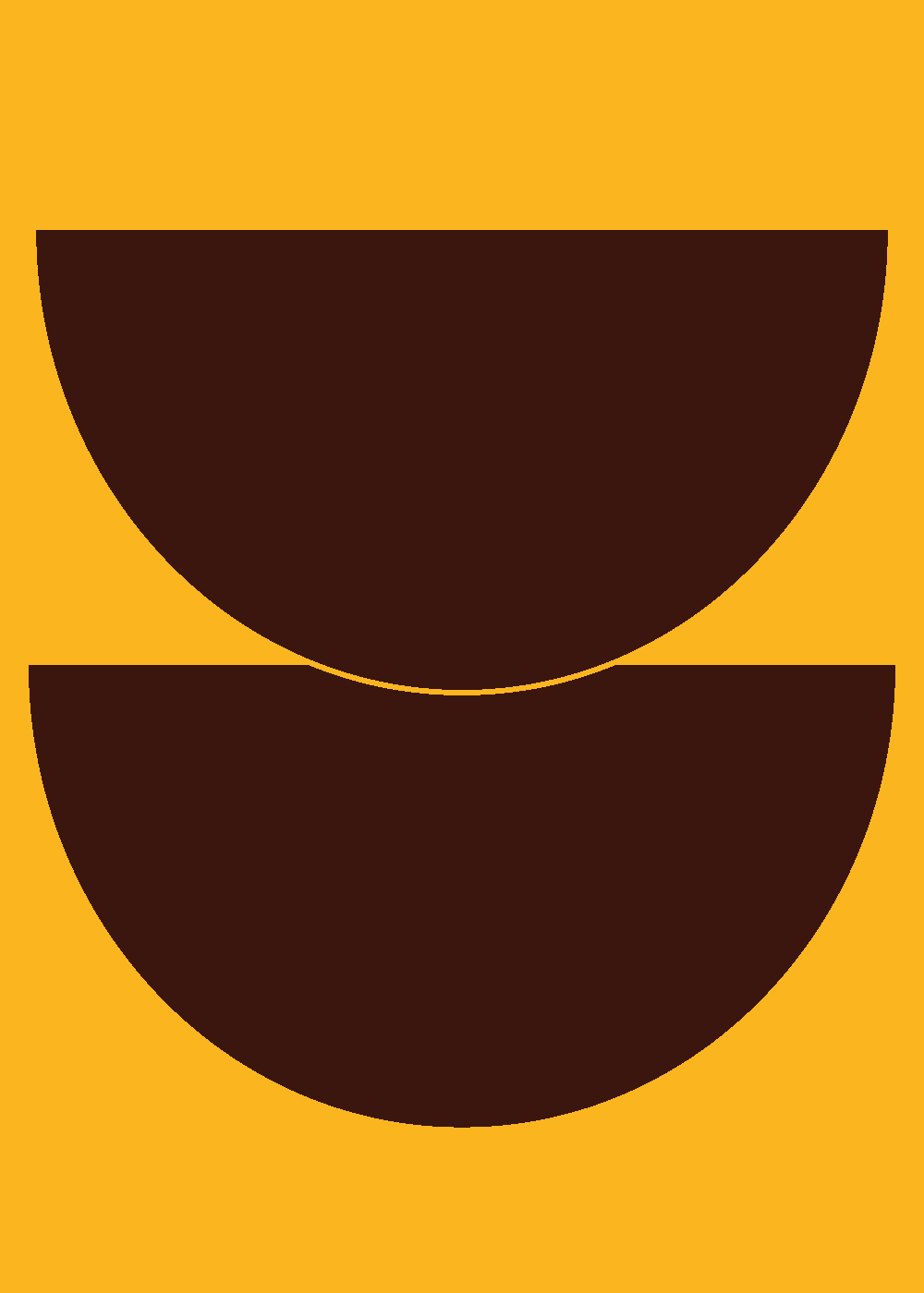 Halvcirklar II - Gul