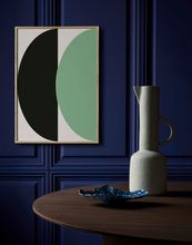 Load image into Gallery viewer, Half Circles III - Green/Blue
