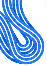 Load image into Gallery viewer, Entropy Blue 02 - Acoustic Panel
