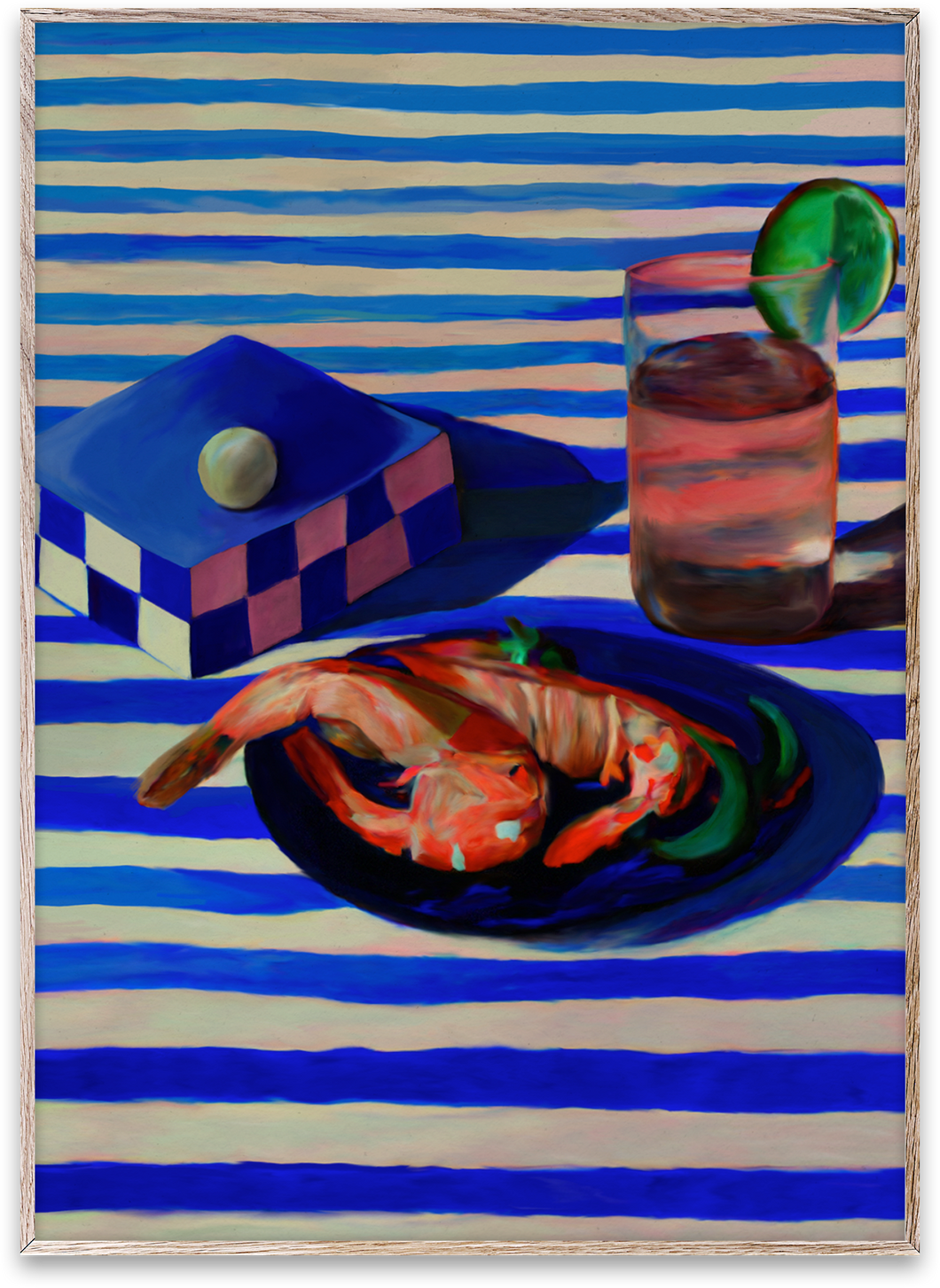 Shrimp & Stripes - Acoustic Panel
