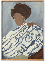 Load image into Gallery viewer, Blue Curls - Acoustic Panel
