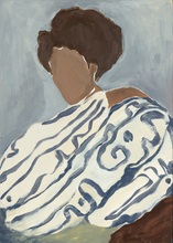 Load image into Gallery viewer, Blue Curls - Acoustic Panel
