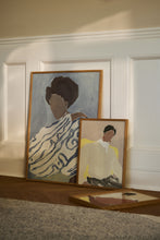 Load image into Gallery viewer, Blue Curls 50x70
