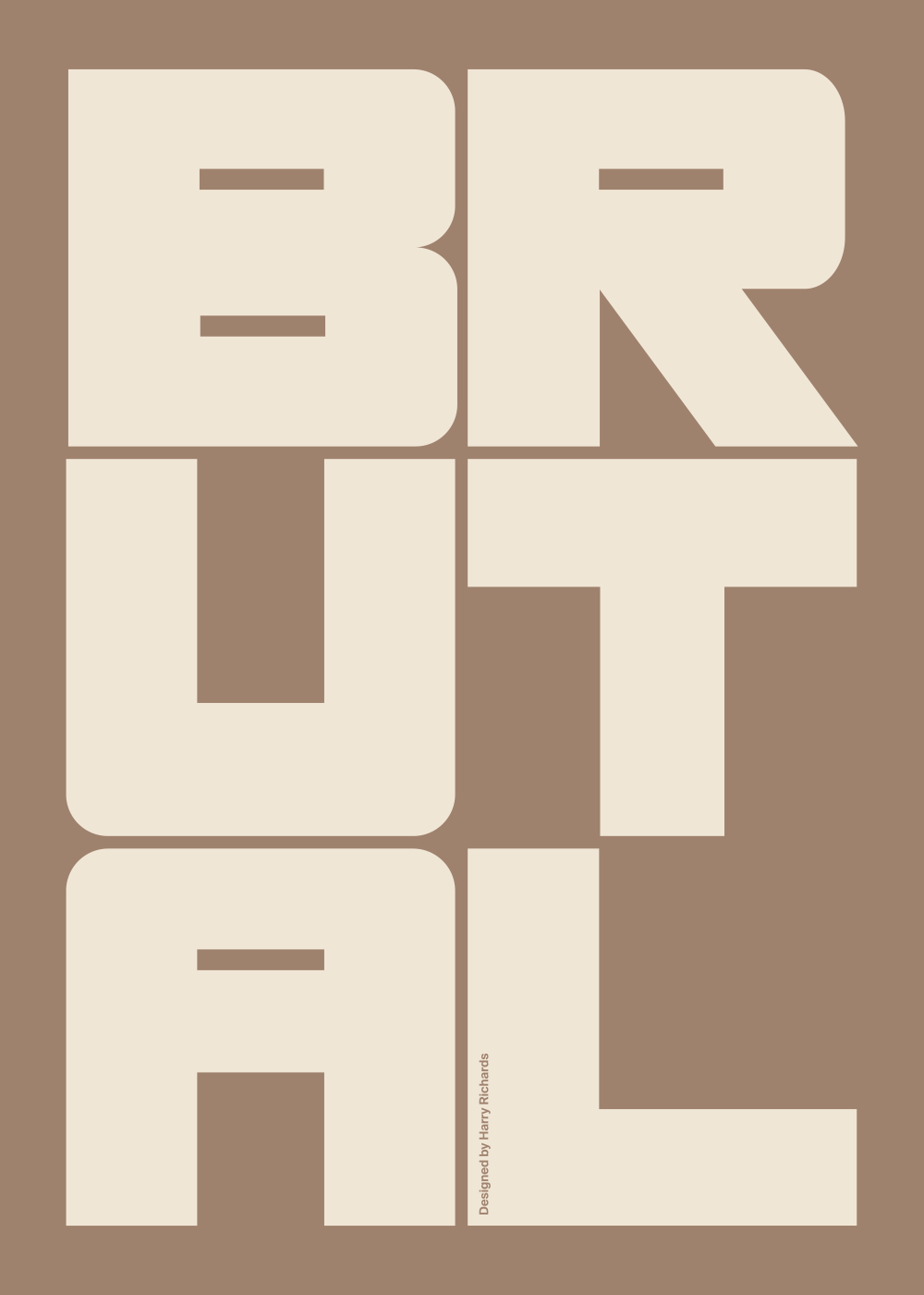 Brutal- Off-white