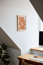Load image into Gallery viewer, Claustrophobia - Orange 30x40
