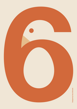 Load image into Gallery viewer, Six - Orange
