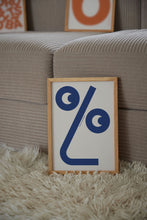 Load image into Gallery viewer, % - Blue A4
