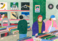 Ladda upp bild till gallerivisning, Vinyl Shop - Acoustic Panel
