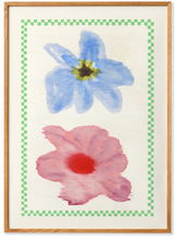 Load image into Gallery viewer, Flower with Checks 01 - Acoustic Panel
