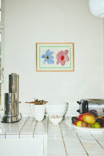 Ladda upp bild till gallerivisning, Flower with Checks 01 30x40
