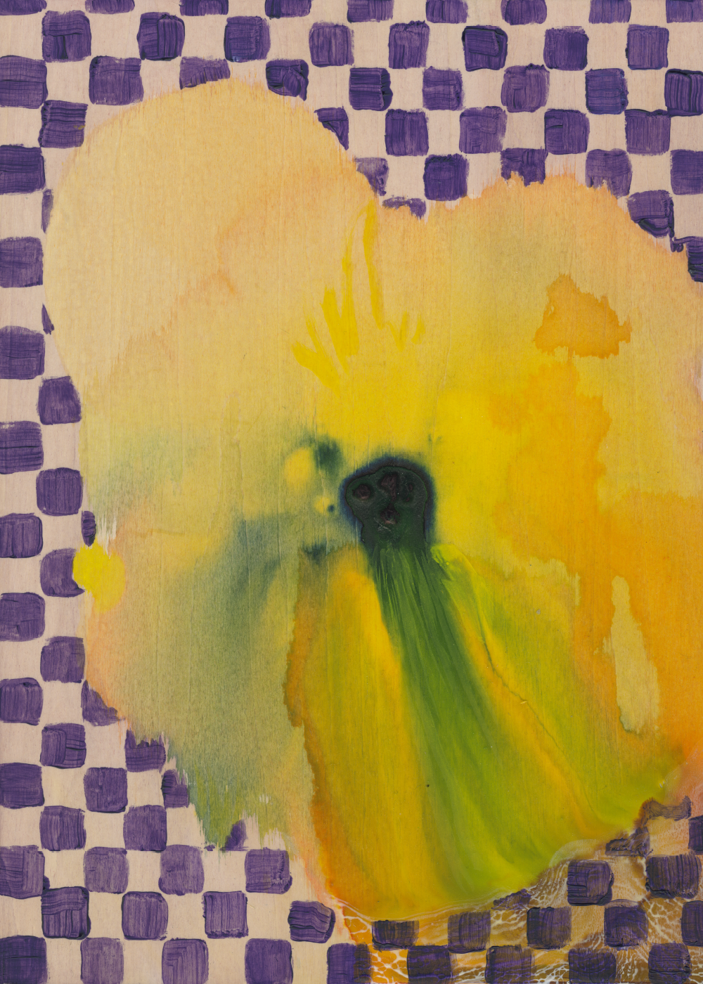 Flower with Checks 02