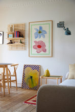 Ladda upp bild till gallerivisning, Flower with Checks 02 50x70

