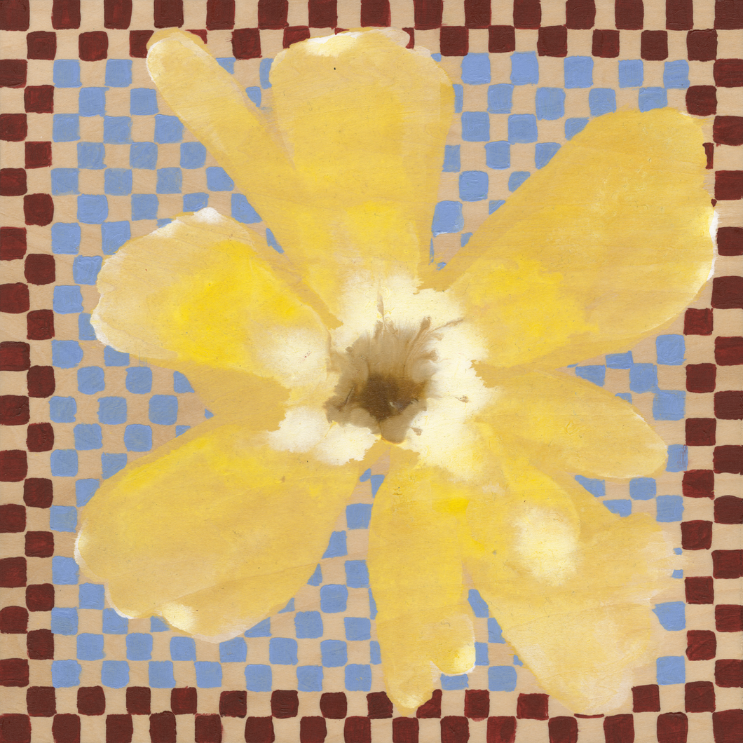 Flower with Checks 03