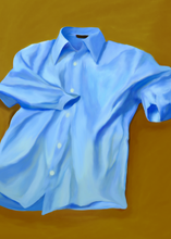 Ladda upp bild till gallerivisning, Blue Shirt - Acoustic Panel
