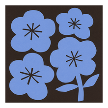 Ladda upp bild till gallerivisning, Blue Flowers - Acoustic Panel
