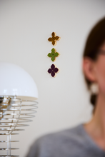 Ladda upp bild till gallerivisning, Ceramic Wall Flowers - Colourful Glaze
