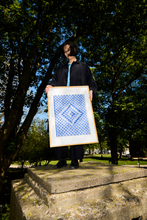 Load image into Gallery viewer, Woven Diamond - Blue
