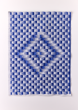 Load image into Gallery viewer, Woven Diamond - Blue
