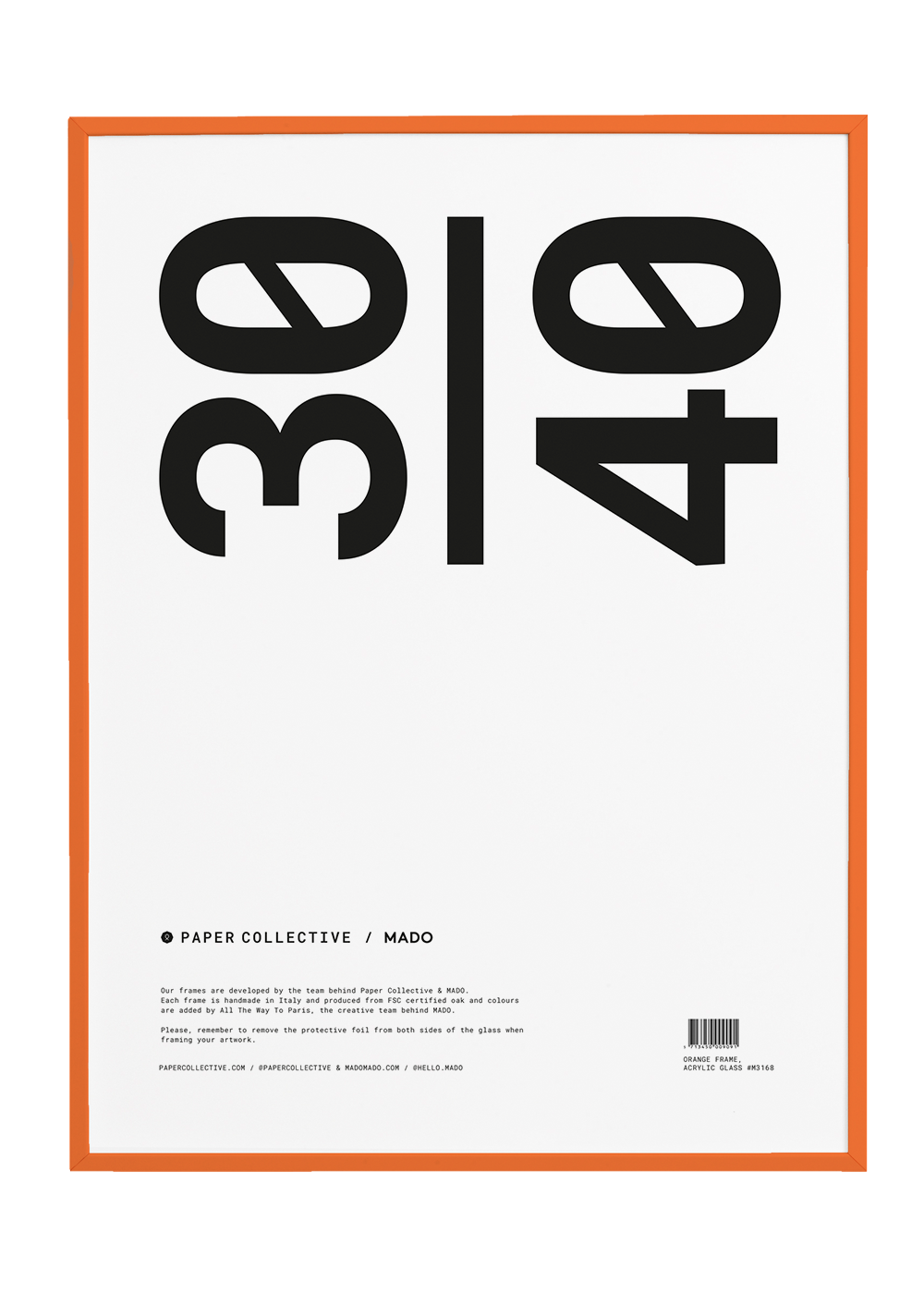 Frame - Orange timber