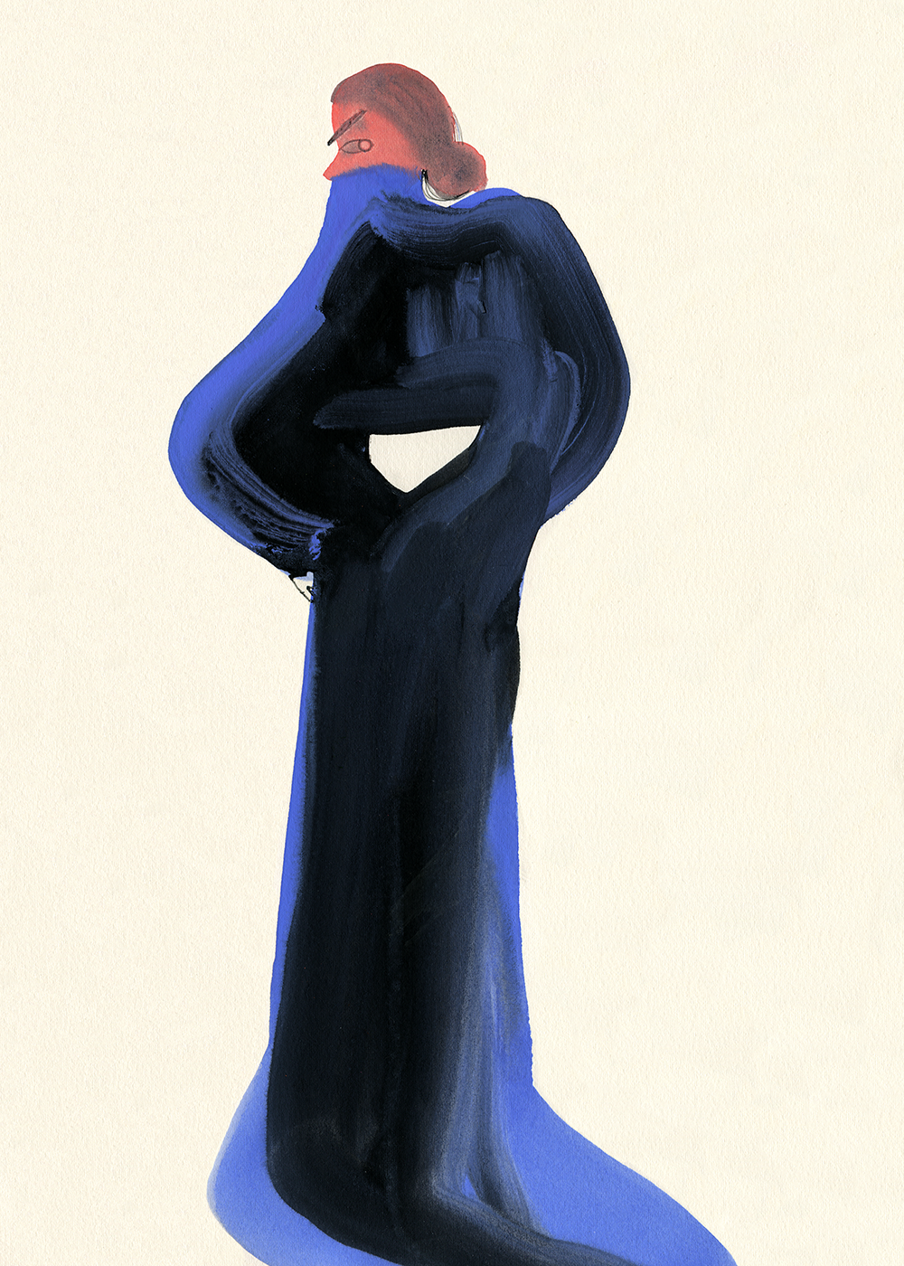 The back of a dress