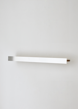 Load image into Gallery viewer, Floating Gallery Shelf - Brushed steel / oak
