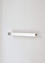 Load image into Gallery viewer, Floating Gallery Shelf - Brushed steel / oak
