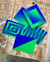 Load image into Gallery viewer, Frame - Blue/Green timber
