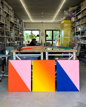 Load image into Gallery viewer, Frame - Pink/Blue timber
