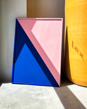 Load image into Gallery viewer, Frame - Pink/Blue timber
