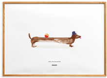 Load image into Gallery viewer, Doug the Dachshund 01 - Acoustic Panel
