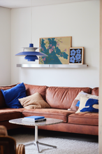 Load image into Gallery viewer, Floating Gallery Shelf - Brushed steel / oak
