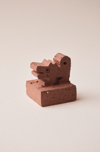 Ladda upp bild till gallerivisning, Zodiac Dog- Red Unglazed
