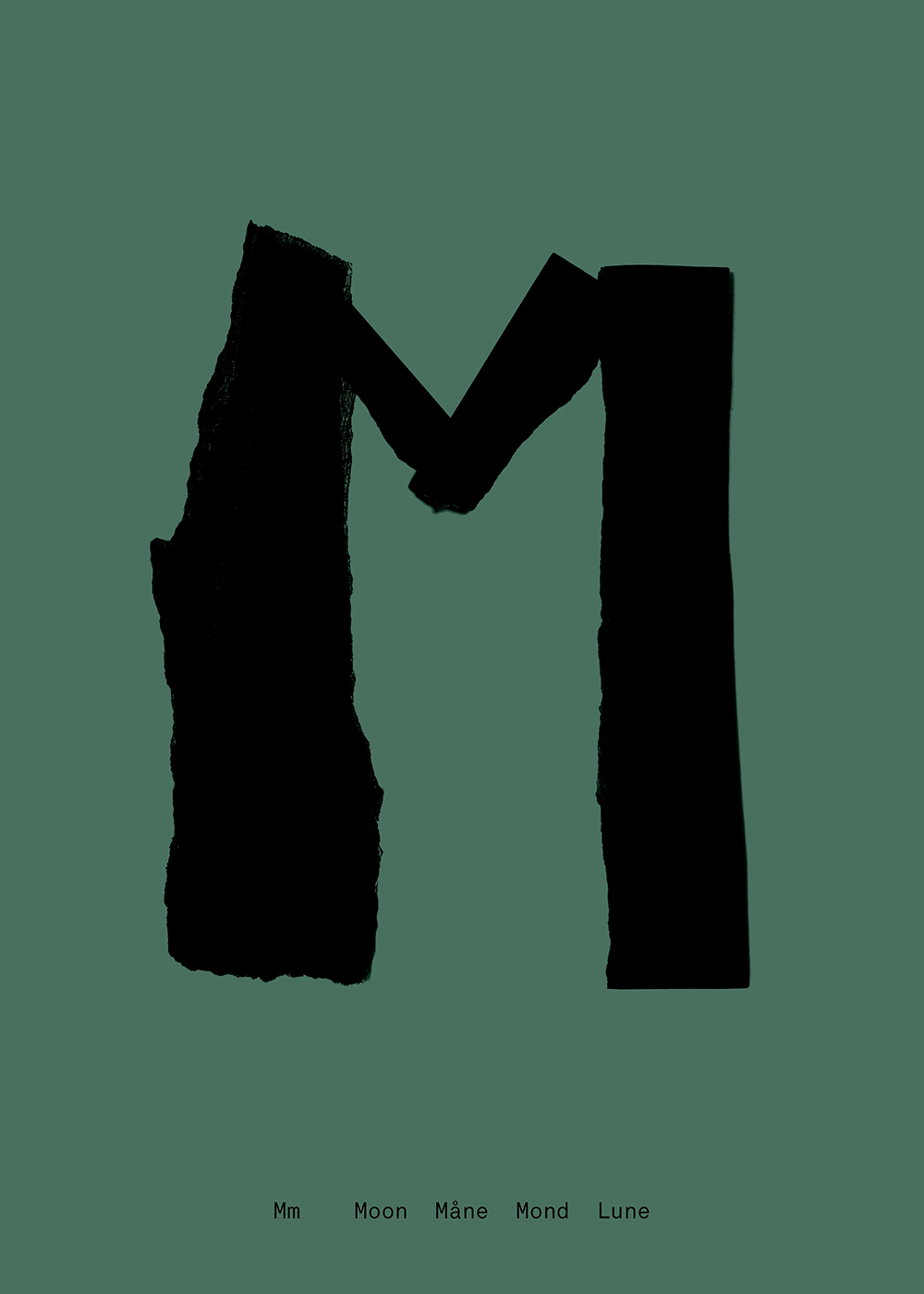 M - Alphabet Spaghetti