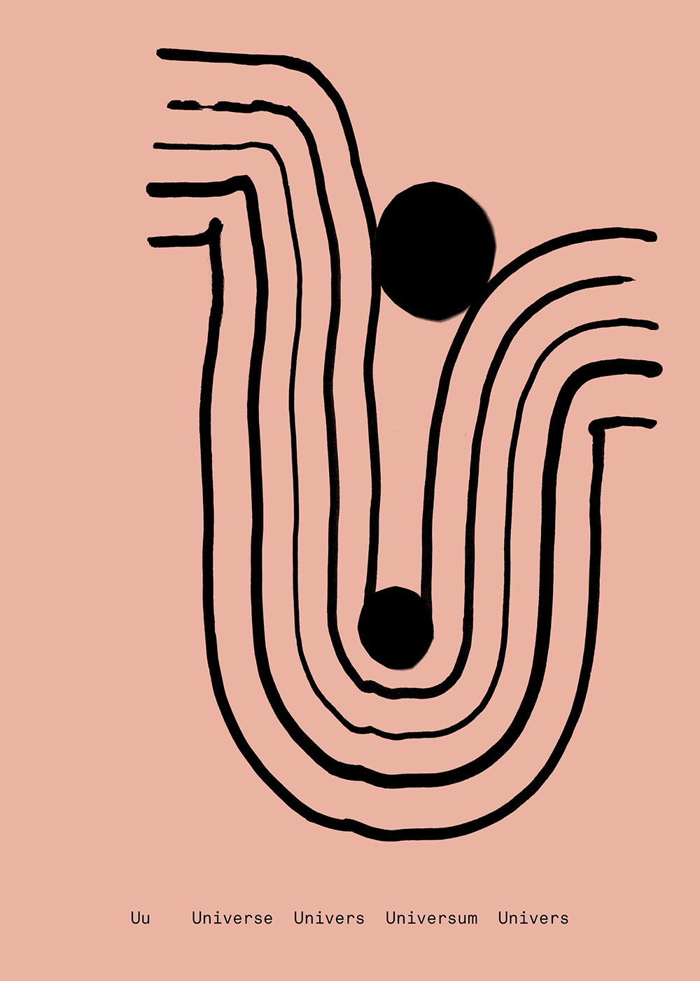 U - Alphabet Spaghetti