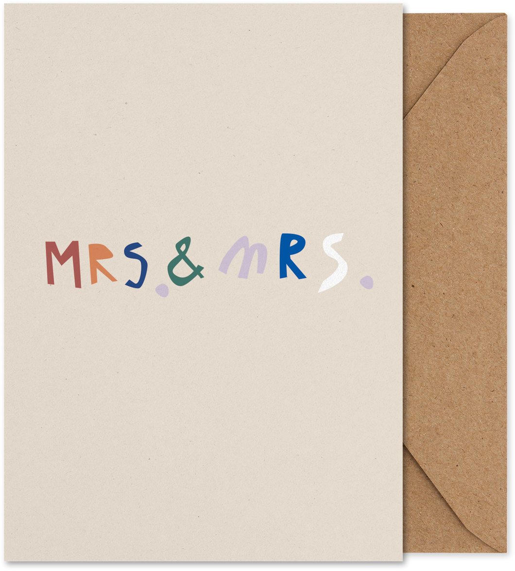 Mrs. & Mrs. Art Card