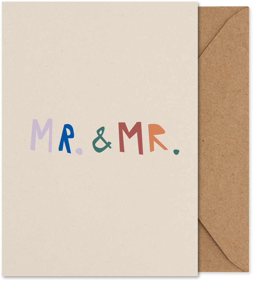 Mr. & Mr. Art Card