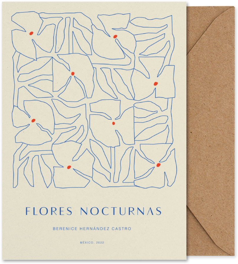 Flores Nocturnas 01 Art Card
