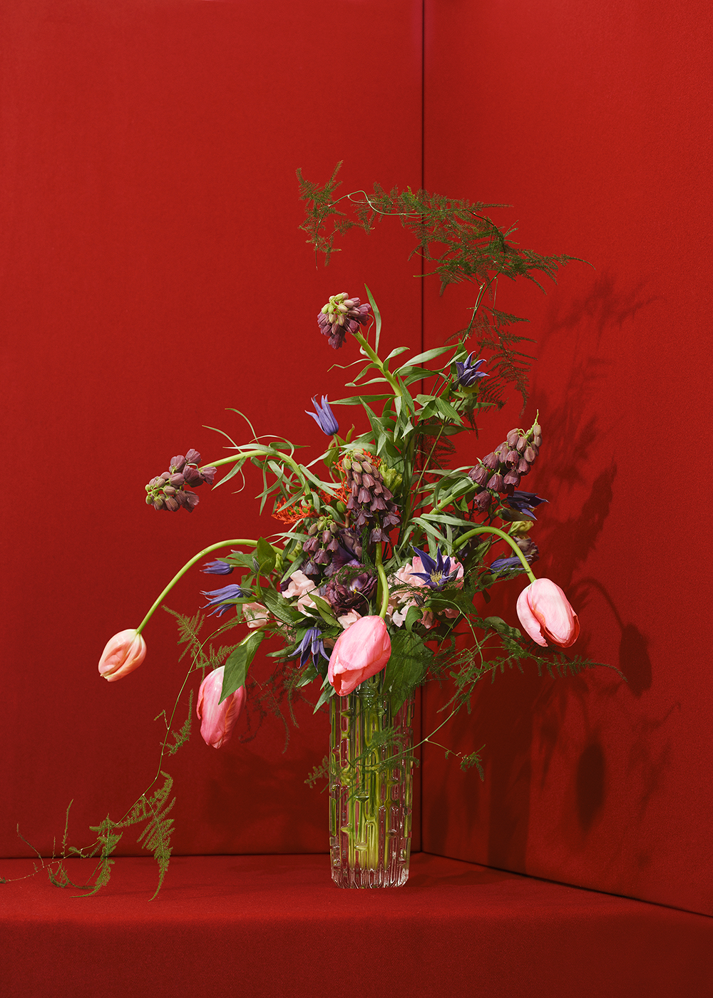 Blomst 03 - Röd