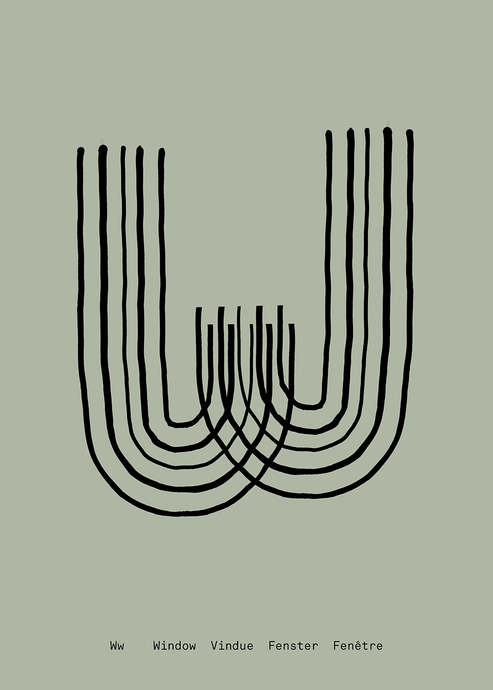 W - Alphabet Spaghetti