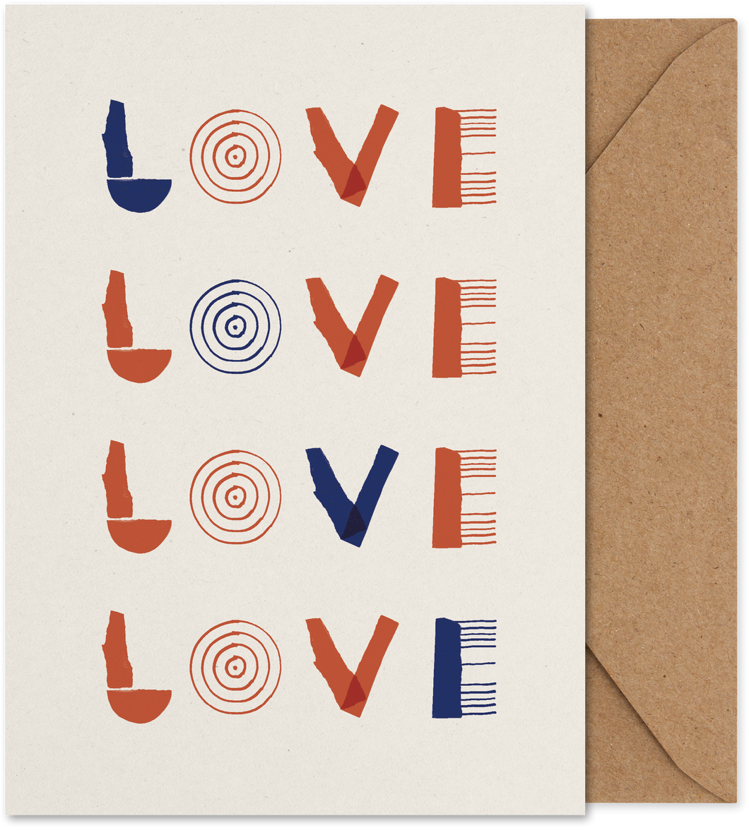 Love - Folded Card