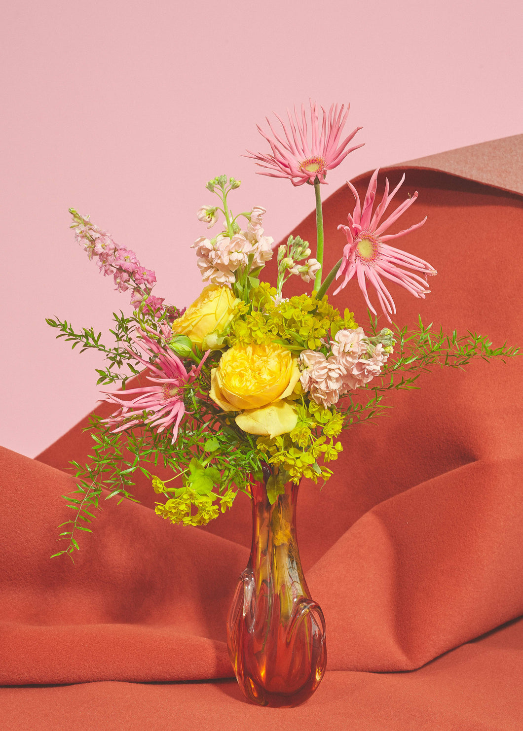 Blomst 07 - Rosa-Röd