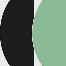 Load image into Gallery viewer, Half Circles III - Green/Blue
