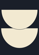 Load image into Gallery viewer, Half Circles I - Blue
