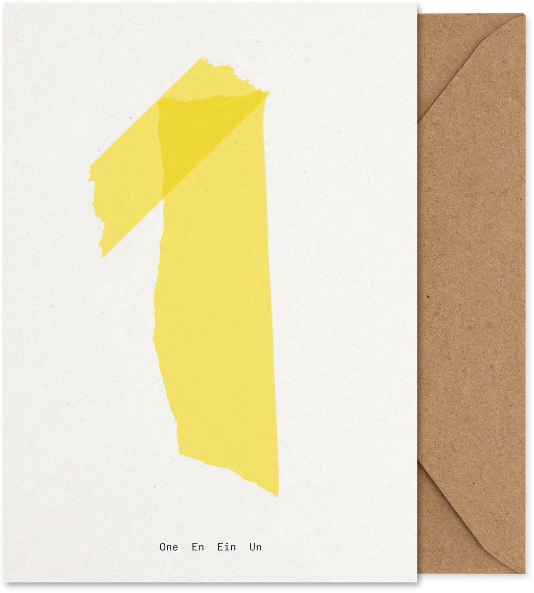 Spaghetti Number 1 - Folded Card