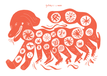 Load image into Gallery viewer, CHINESE DOG - RED/WHITE
